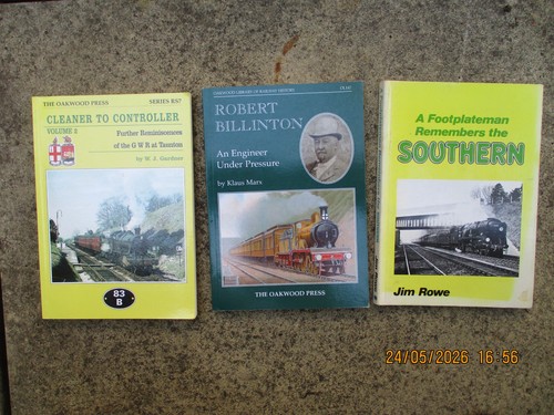 Three railway books - railway,
