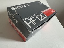 Sony HF 120 Cassette Tape (1985) Box Of 10 NEW Rare! Made In Japan