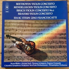 CBS 78309 Four Violin Concertos / Stern / Francescatti 2 LP box set