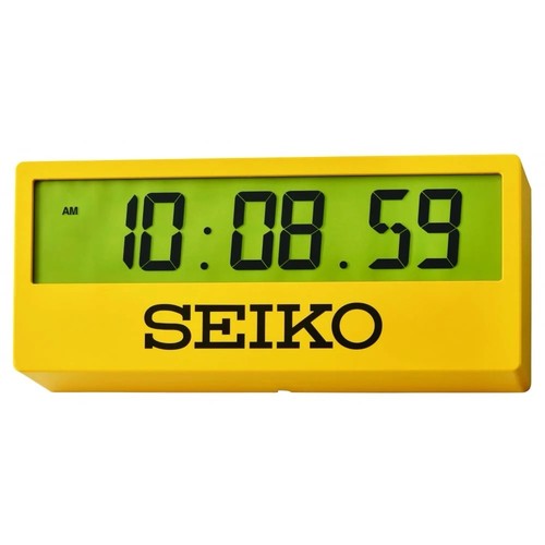 Seiko clock yellow quartz - seiko,