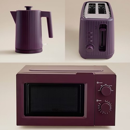 Burgundy kettle slice - kettle, 2-slice