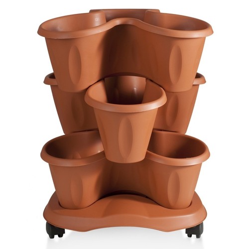Stackable clover vase - stackable, pieces