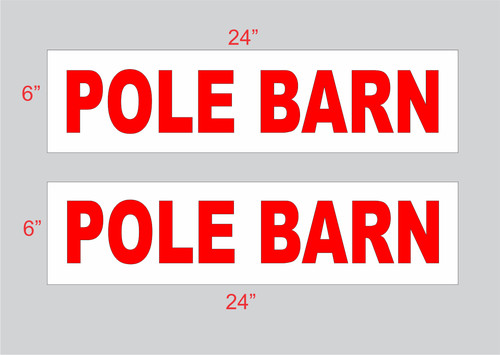 Pole barn x24 real - pole,