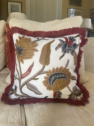 Crewel hand embroidered - crewel,