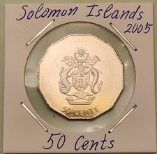 Solomon Islands coin, 50