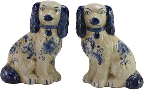 Hand painted blue and - blue,
