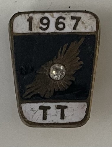 Enamel isle man - isle, badge