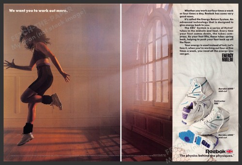 Reebok 1980s print - reebok,