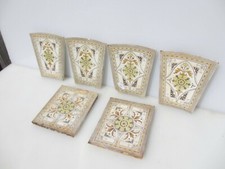 Victorian Ceramic Tiles Tile Antique Old Vintage Art Nouveau Rococo Arch CHIPS