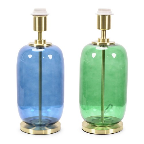 Glass table lamp base bedroom - table,