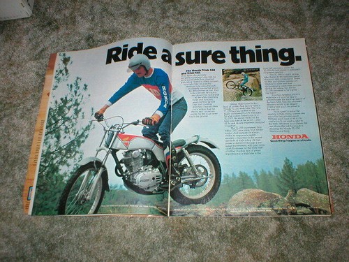 1975 honda trials - honda,