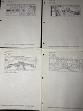  STAR TREK movie props 1979 Motion Picture STORYBOARDS  production art !  x1