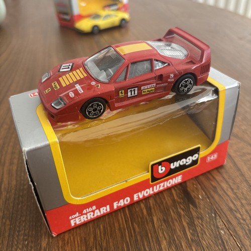 Bburago ferrari f40 - ferrari, evoluzione