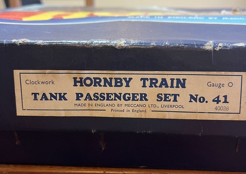 Hornby train tank - tank, passenger