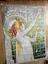 Absinthe Robette 1896 Belgium classic A0 Poster Vintage Art Print