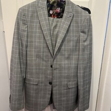 Mens 2-Piece Linen Suit Light