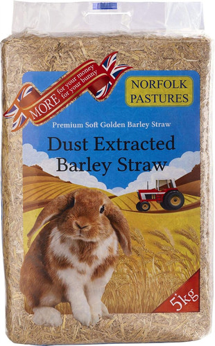 Dust extracted barley straw - extracted,