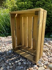 Wooden Apple Crate Fruit Storage Tray Box Display Unit Shelf Boxes Heavy Duty