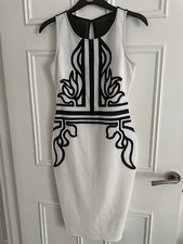 LIPSY by Michelle Keegan - Black Shift Dress Lace-Size 10 - Minor Marks See Pic