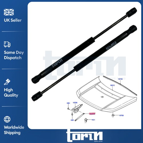 Front bonnet gas struts - bonnet,