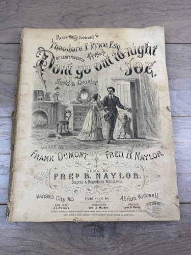 19th century bound - sheet, music