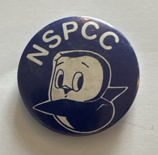 NSPCC Charity Pin Button Badge