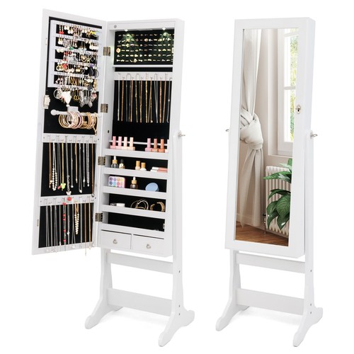 Costway freestanding jewelry - costway,