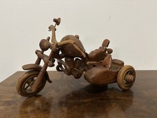 Handmade wooden motorbike - handmade,