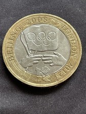 Beijing £2 coin Olympic Beijing to London Handover Circulated Two Pounds 2008