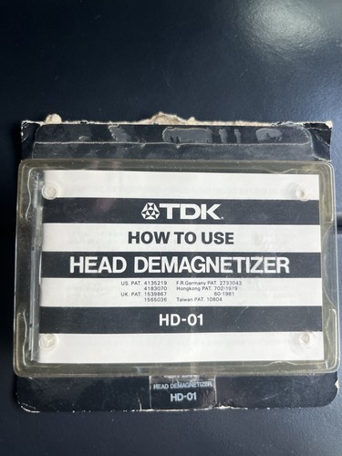 Vintage tdk head - hd-01,