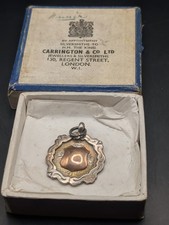 1937 Football Silver FOB Medal