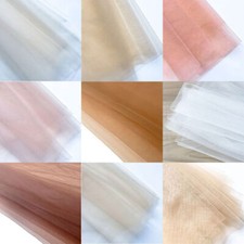 Brown Net Tulle Fabrics Lace