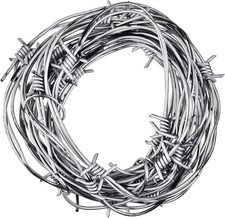 32 Foot Fake Rusted Barbed