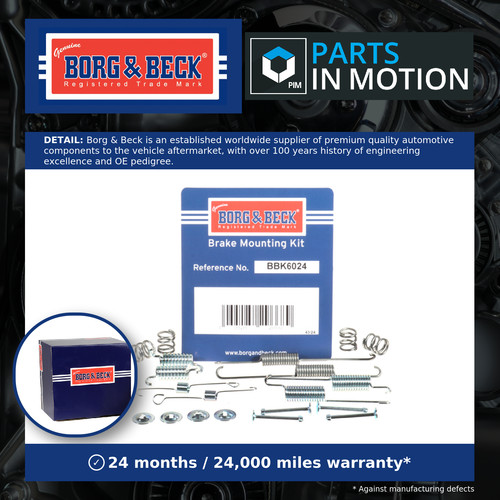 Hand brake shoe fitting kit - hand,