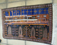 Hand- Knotted Afghan Baluchi