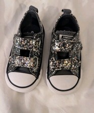 Girls Glittery Converse All