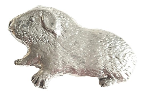 Pewter guinea pig - pig, pin