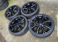 17” Ford Fiesta Ecoboost St-Line Alloy Wheels Alloys With Tyres Mk7.5 8 Black