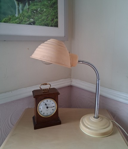 Vintage retro enamel gooseneck - enamel,
