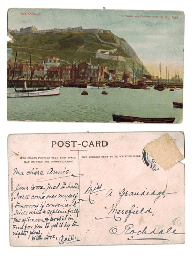 Vintage postcard scarborough - -,