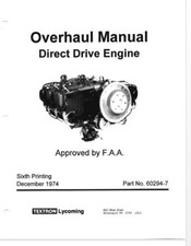 Lycoming O-545 engine manuals overhaul parts service maintenance ops details PDF