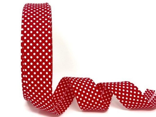 30mm polka dot - 30mm, binding