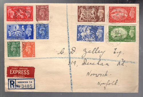 1951 high values - set, +