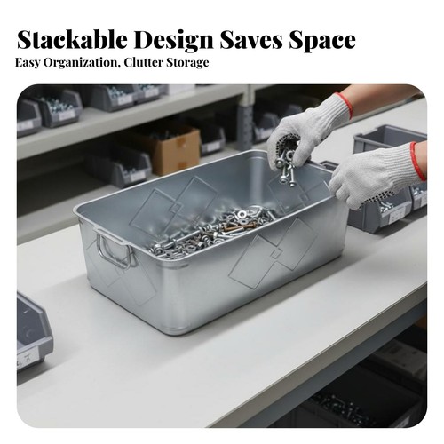 Open top metal tote sturdyduty - open-top,