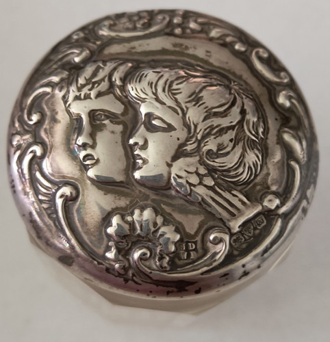 Antique sterling silver - , and