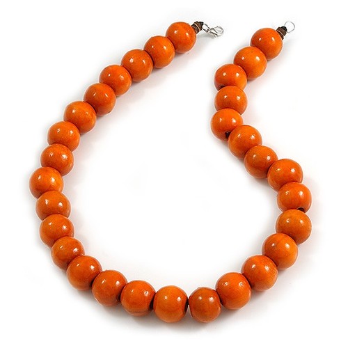 Chunky round wooden - chunky, bead