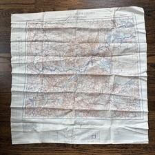 WWII Silk Escape Map