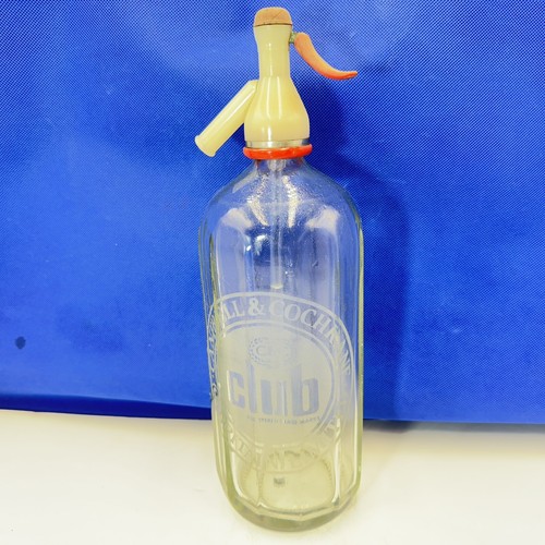 Soda syphon etched - soda, &