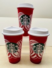 Lot of 3 Starbucks Red Cup