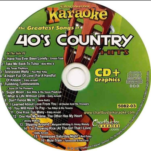 Country karaoke cdg - country,